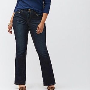 Lane Bryant tighter tummy technology bootcut jeans